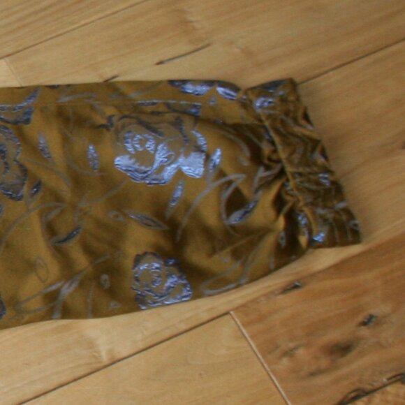 Anthropologie Cargo/Balloon Pant Blue Flower Motif Size M - Picture 9 of 12